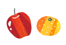 リンゴとみかん